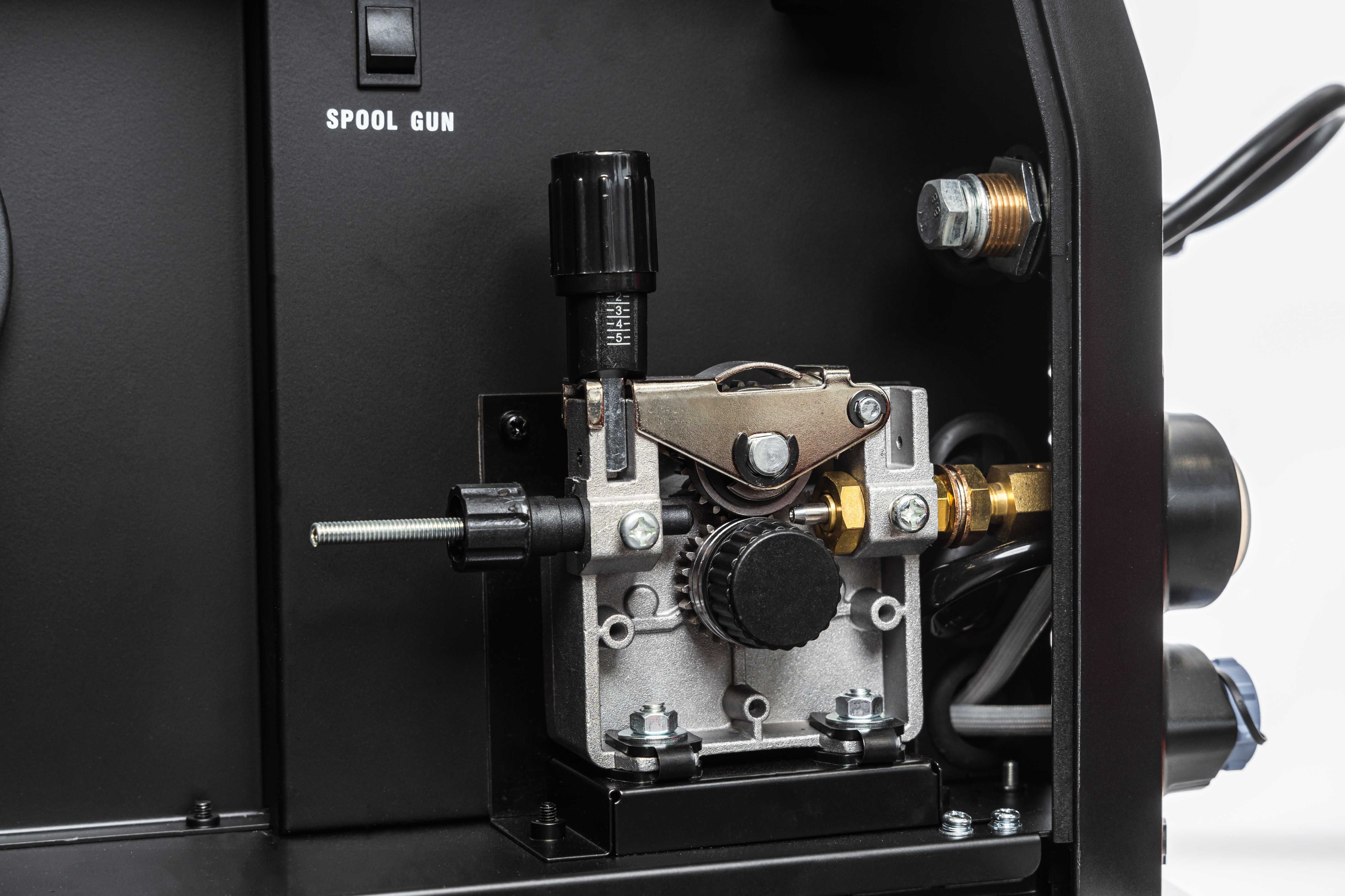 CROS-ARC MIG Multi Function Welder (200MF) - Wire Feed Internal Close Up CROS-ARC MIG Multi Function Welder (200MF) - Wire Feed Internal Close Up